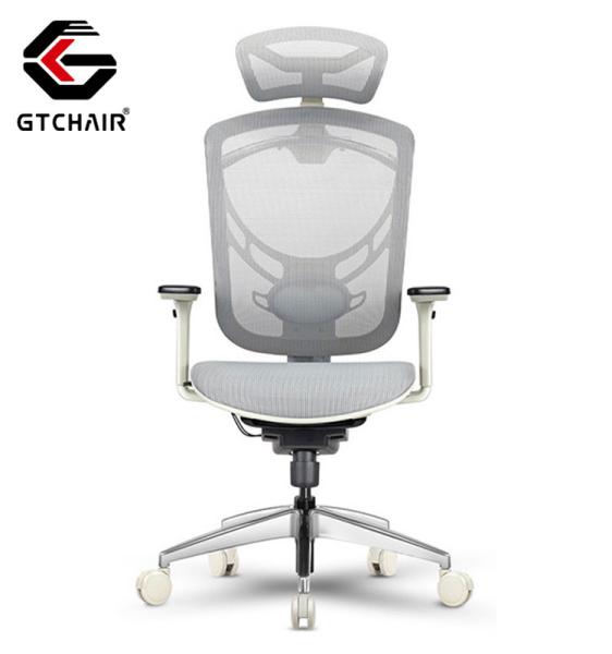 High Back Executive Mesh Office Chairs With Headrest Ergonomic Lumbar Support