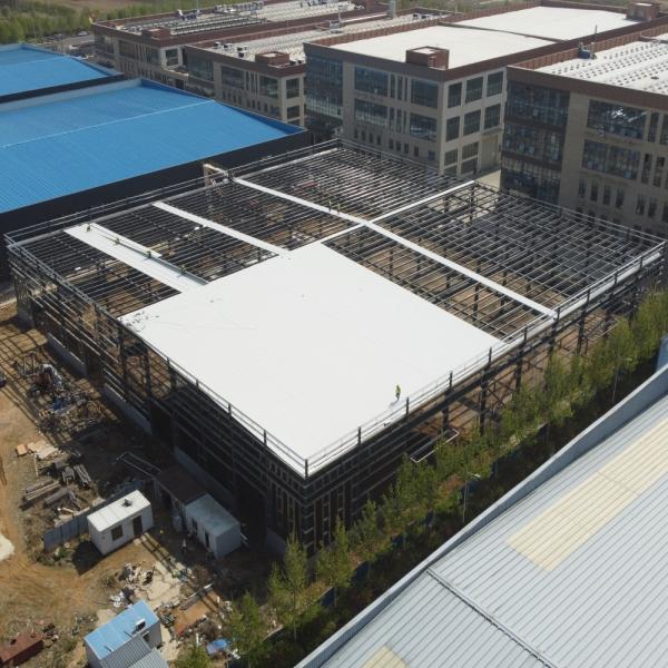 Sa 2.5のショット ブラストの鉄骨構造の研修会の前に設計された建築構造