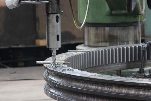 Double Row Slewing Ring Bearing Large Size Turntable For Deck Crane, Wind Power