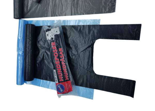 22 Inches Recyclable Reusable Bags Plastic Vest Carrier Bags Bottom Heat Seal