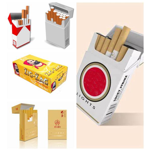White 215g - 250g Coated Cigarette Packs Paperboard Strong Formation