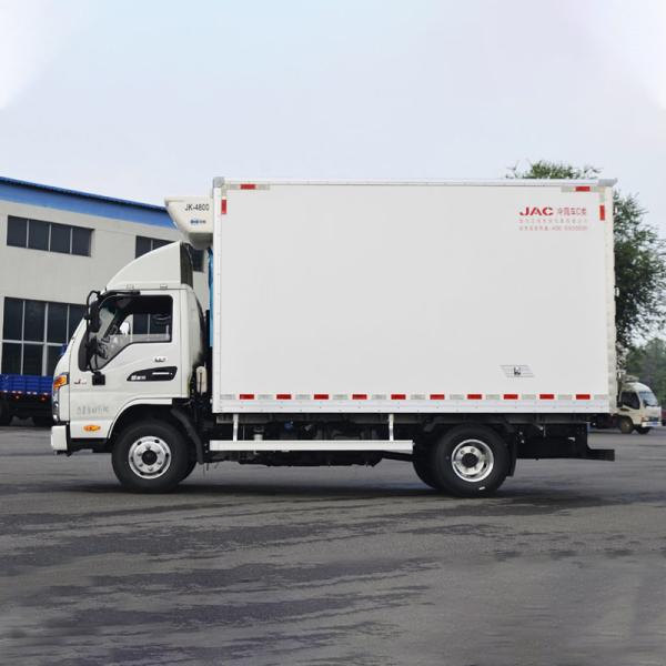160HP JAC Used Light Duty Refrigerator Truck 5-10T GVW 5995x2235x3390mm