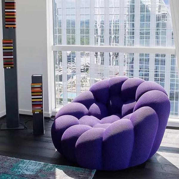 Luxury French Hotel Room Sofa Bubble Pumpkin Sofa