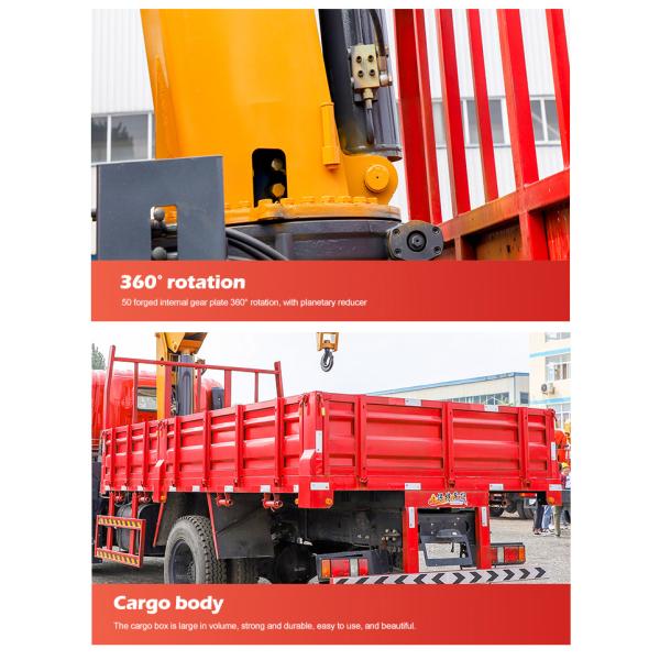 6.3 Ton Truck Mounted Hydraulic Crane / Truck Mounted Mobile Crane