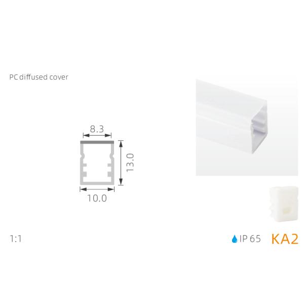 KA6 25*13mm RGB ip65 привело алюминиевое штранг-прессование прокладки для bathroom