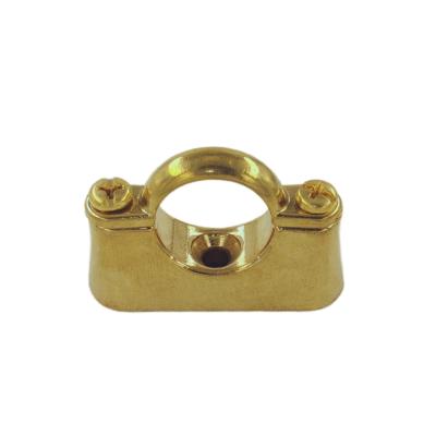 Grampos de tubos de latão de 28 mm de fundição parafusos de bronze fáceis de fixação
