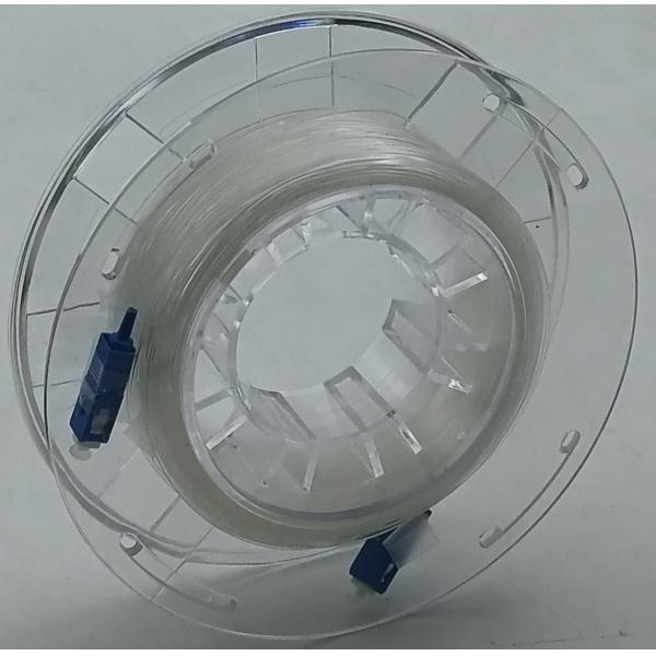 FTTH Clear Fiber Drop Cable 0.9mm Tight Buffered G657A2 SC/UPC-SC/UPC 100m