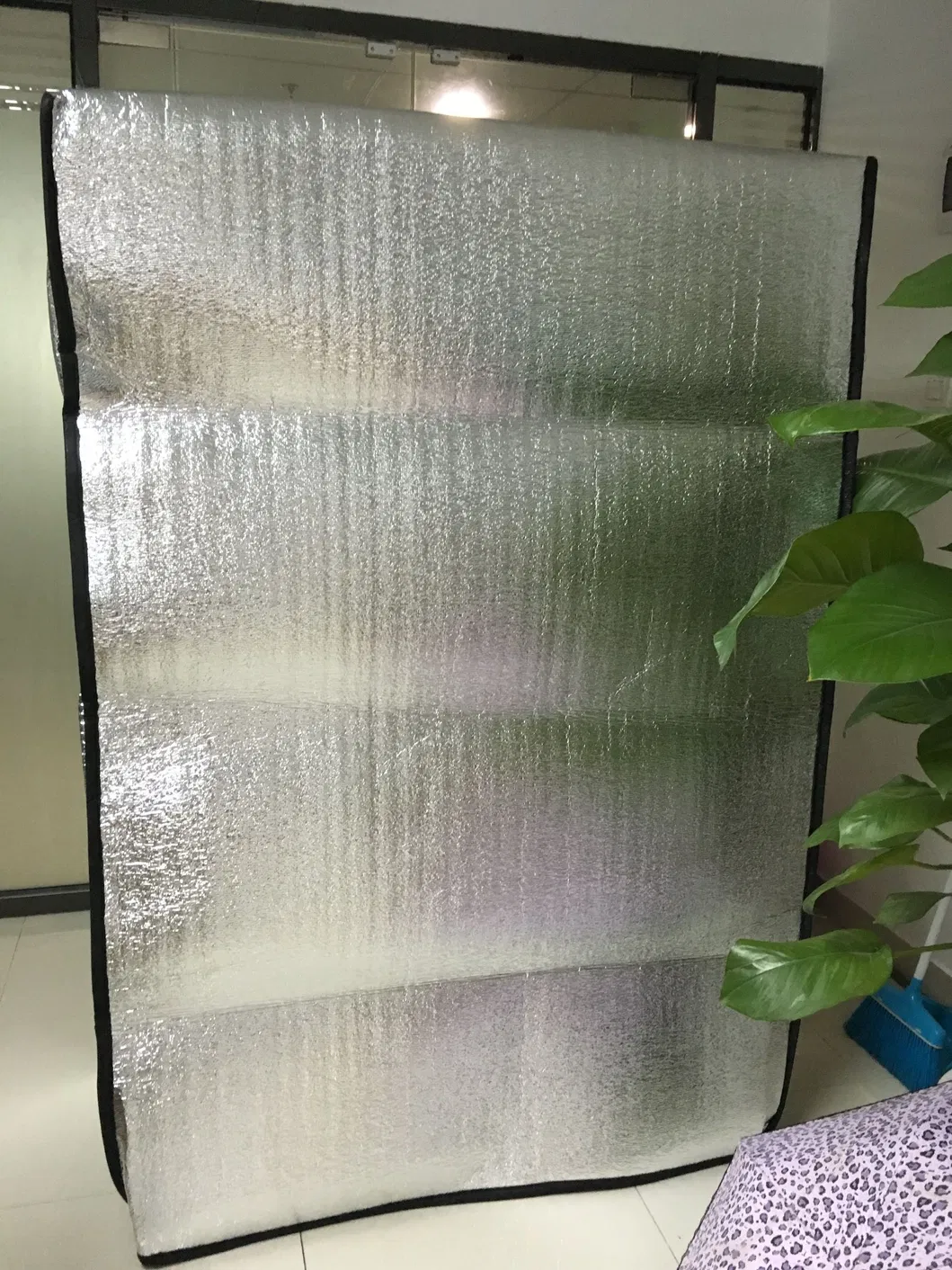 Cold Chain Insulated Pallet Cover EPE Bubble Woven Fabric Foil Pallet Cover