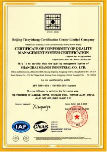 Shanghai Miandi Metal Group Co., Ltd