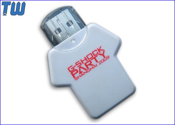 Plastic Fashion T-shirt 1GB Drive USB Data Storage Transparent Cap