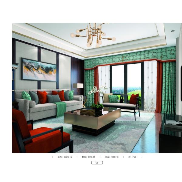 Thick Blackout Curtains Modern High Shading fabric drapery for Bedroom Living Room Window Blinds Drapes