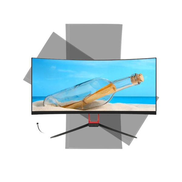 75hz 30 polegadas Ultra Wide Curved Monitor / Flickerfree 1080p Curved Pc Screen