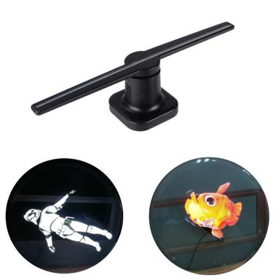 Attract Customers Holographic Led Fan Display 420mm MP4 / GIF 3D Effect Format
