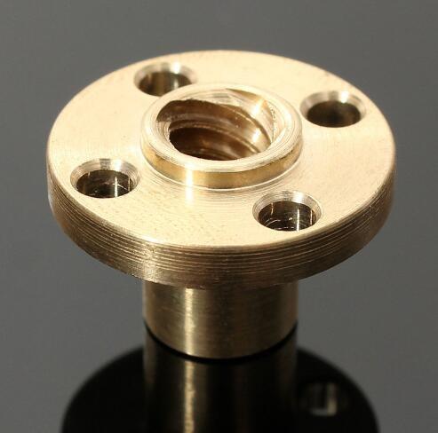 Brass Nut Stainless Steel Hardware Fasteners For 8mm T8 Leadscrew Threaded Rod CNC 3D Printer Tool Parts