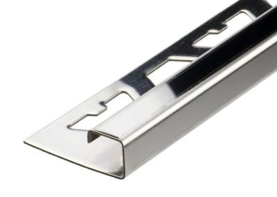 TUV 10mm Brushed Stainless Steel Corner Trim Stainless Steel Skirt Board Line
