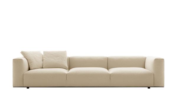NEXTOP Hotel Room Fabric Leather 3 People Sofa Customised Luxury Hotel Furniture
