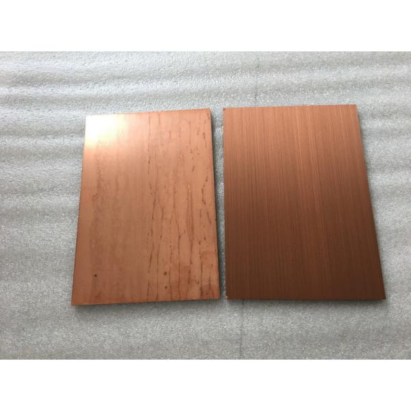 Easy Processing Copper Sheet Wall Cladding / Exterior Wall Covering Panels 