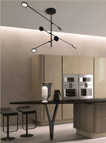AC100-240V Industrial Linear Pendant For Restaurant Living Room High Efficiency