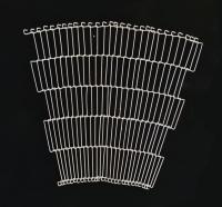 Cinta transportadora de malla de alambre SS304 resistente al calor para horno, horno de pizza