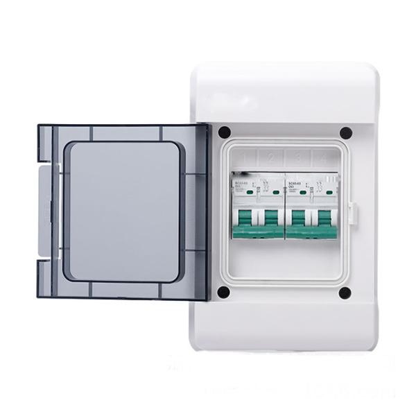 Low price IP67 plastic waterproof distribution box 6 ways for smart home MCB circuit breaker module