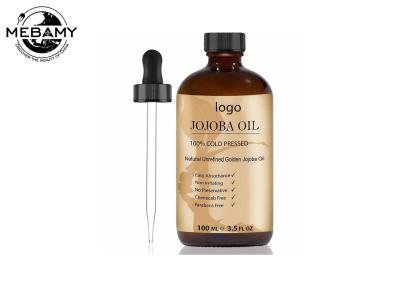 Óleos essenciais puros líquidos, frio orgânico - óleo pressionado do Jojoba para a pele/cabelo