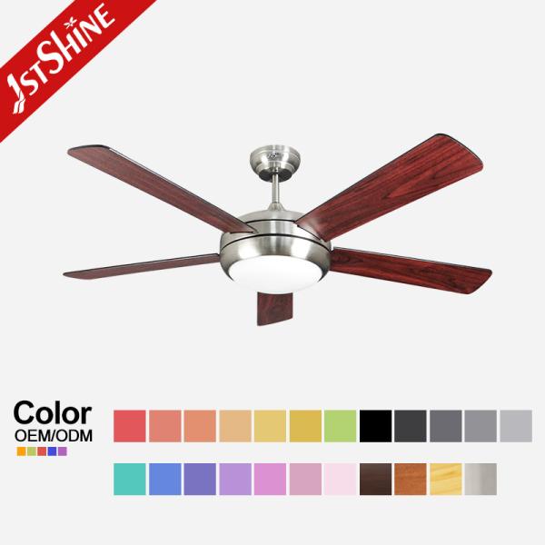 Controle remoto ROHS Ventilador de teto moderno com luz