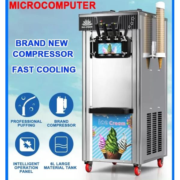 110v Diy Ice Cream Maker Machine 1850w Ce Passed