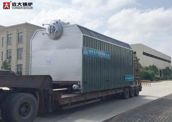 Horizontal Rice Husk Fired Water Commercial Biomass Boiler / Biomass Fired Steam Boiler
