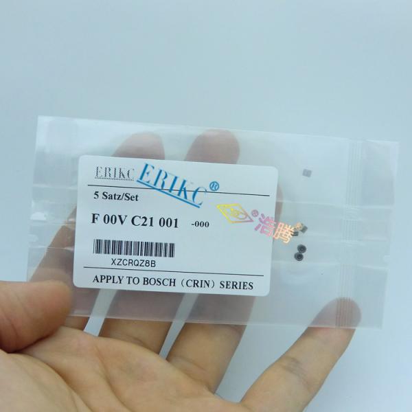 ERIKC ball seat F00V C21 001 with fuel injector, diesel common rail F00VC21001 , auto valve seat machine for 120 series