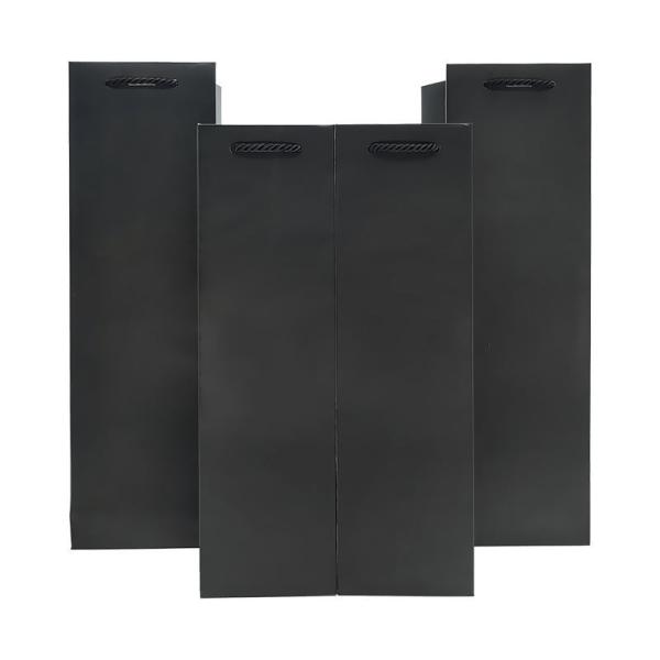 250gsm Stand Up Gusseted Paper Wine Bags Wine Bottle Bags Bulk