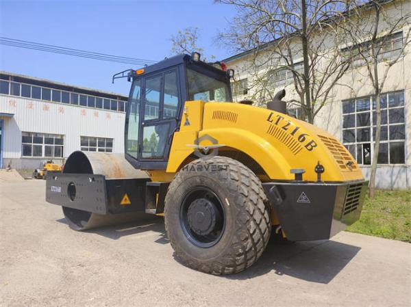 Rolante mecânico de estrada de tambor único de 16 toneladas com motor Cummins Tier 2