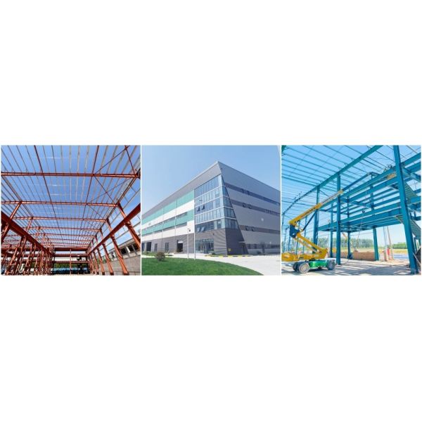 Industrial Seamless Frame Steel Structure Office Building Prefab Workshop Warehouse