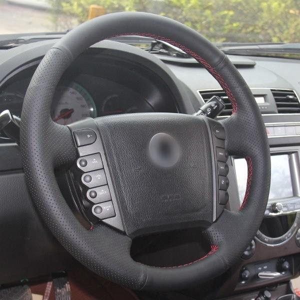 Perfectly Fit Luxury Car Interior Accessories for Ssangyong Rexton W Red Thread Color