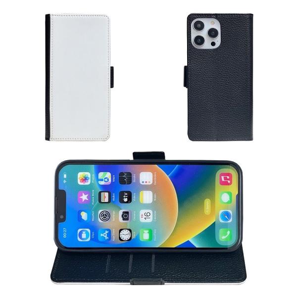 Custom Sublimation Flip Leather Case With Card Holder For Apple