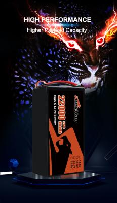 Piles à état solide pour drones XT60 6S2P 22.2V 22000mah Lipo batterie pour drones FPV