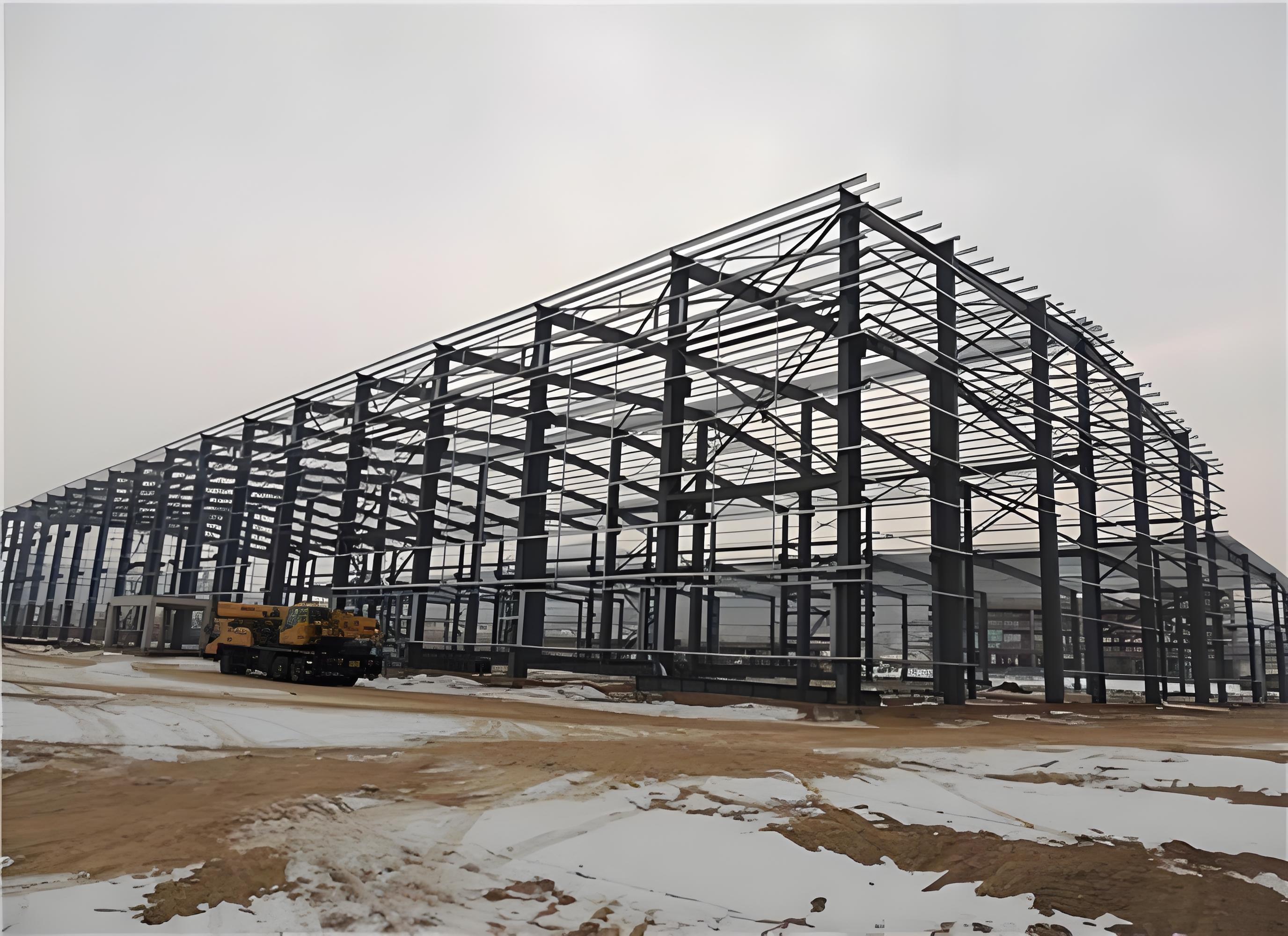 Rapid Construction Warehouse Steel Structure 15 - 81M Metal Warehouse Construction