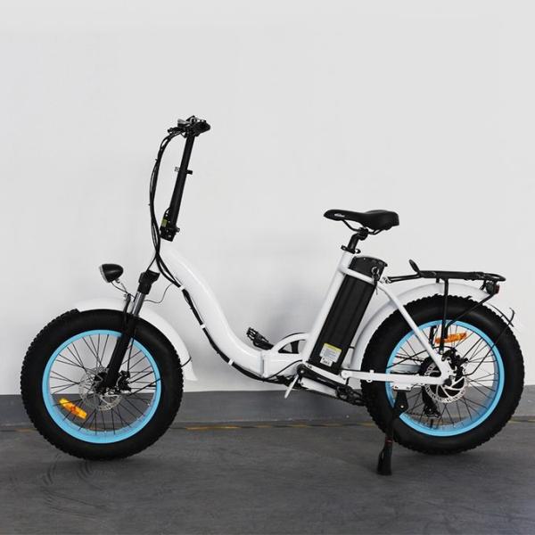 Range 50 - 60km Womens Electric Bike / 20 Inch Electric Bicycle Motor Power 48V 500W