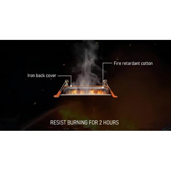 Fire Rated Dimmable LED Downlights 6inch 15w 5cct UL certified For Bathroom