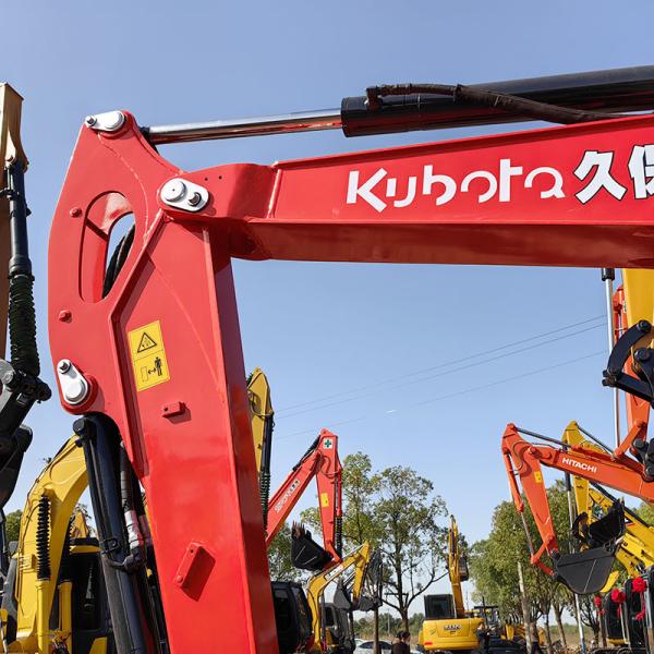 Mini Used Kubota KX165 Excavator 5.5 Tonnage Weight 0.24m3 Bucket Capacity