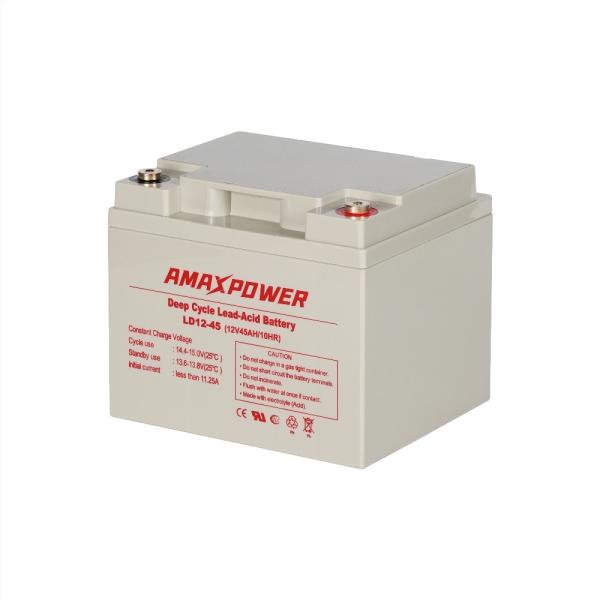16V 26V 36V Vvrla Deep Cycle Solar Battery 12v 10ah Deep Cycle 45Ah