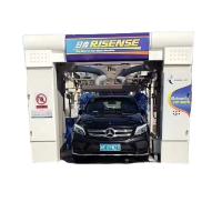 Machine de lavage de voiture à bande de convoyeur à travers le tunnel américain pour le nettoyage continu en Amérique du Nord et du Sud