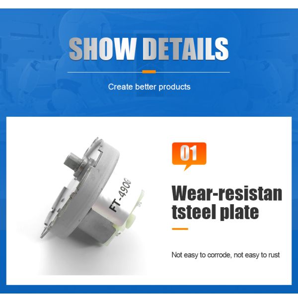 FT-49OGM500 Carbon Brush Reduce Speed Dc Motor