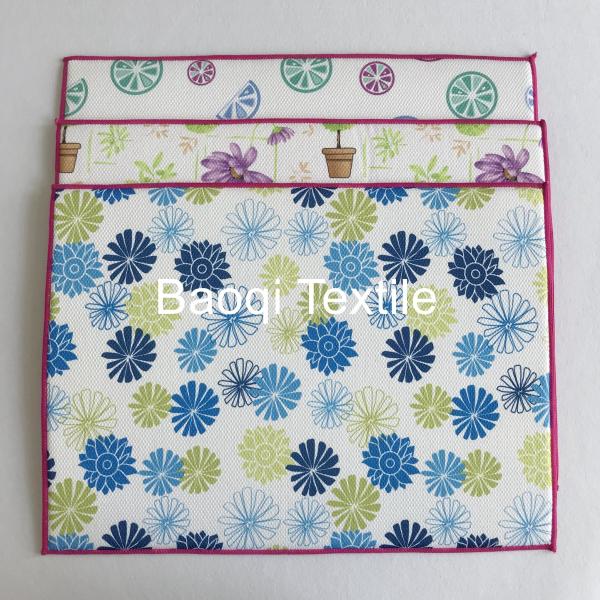 Chinese suppiler 100% polyester super absorbent water microfiber printed kitchen mat ,washable pad
