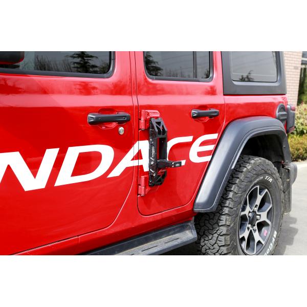 Сверхдорожная спираль алюминия боковые двери панцирь складной шаг педаль для Jeep Wrangler