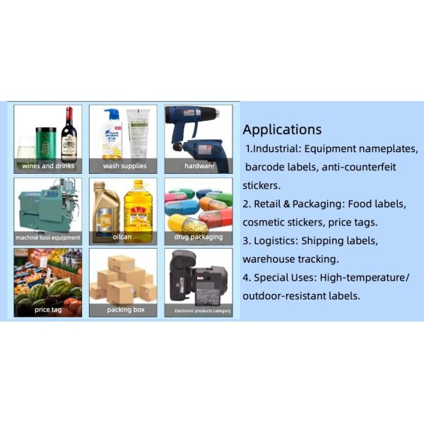 Custom Safety Warning Label Self-Adhesive Sticker with Operation Instruction for Medical Industrial Equipment OEM ODM