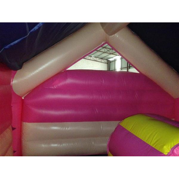 Детский надувной дом принцессы с розовым бантом, надувной замок для прыжков, милый надувной надувной