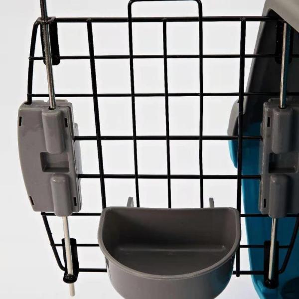 Клети перемещения собаки перехода полета несущая пластиковой небольшая средняя животная 37*37*58cm