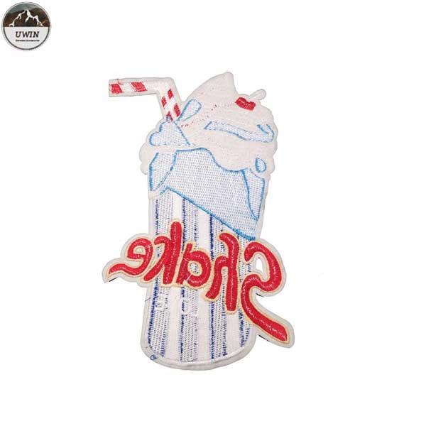 Shake Drinking Sequin Embroidery Patches Fashionable Any Color Available
