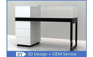 Витрины для белых ювелирных изделий, витрины для деревянных ювелирных изделий из стекла