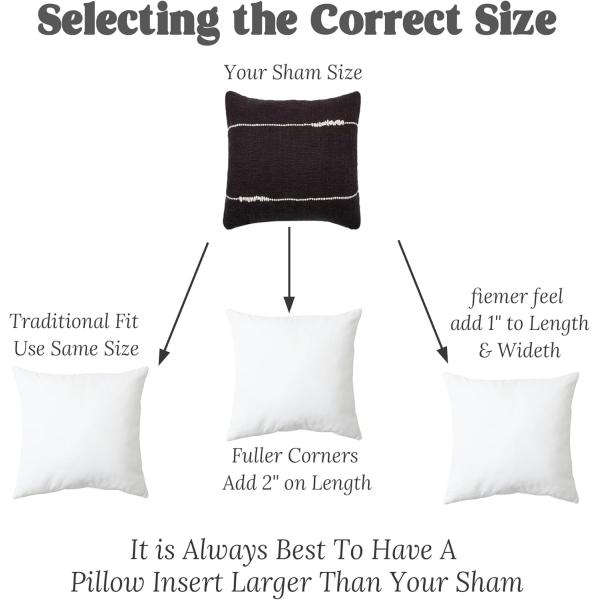 Natural Goose Feather Throw Pillow Inserts 20 x 20 Set of 2 White is customized Yes